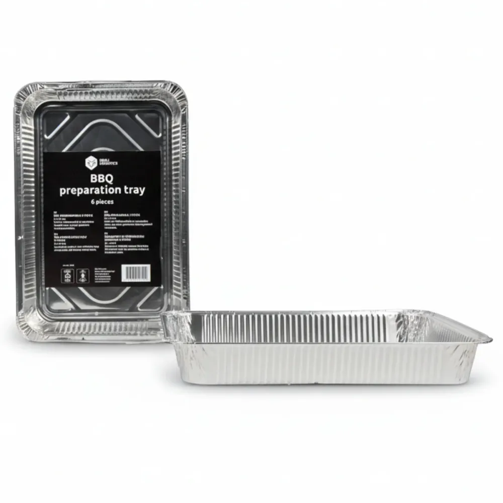 Cookinglife Grill BBQ Aluminium Bakjes / BBQ Grill Tray - 34 x 21 cm - 18 stuks