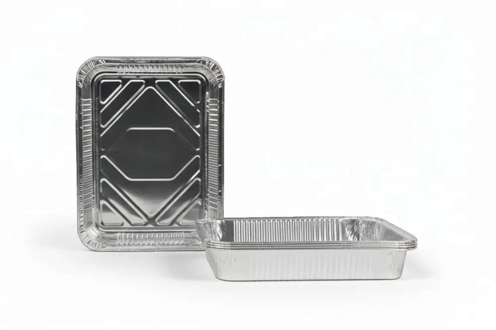 Cookinglife Grill BBQ Aluminium Bakjes / BBQ Grill Tray - 23 x 18 cm - 18 stuks