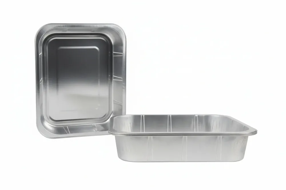 Cookinglife Grill BBQ Aluminium Bakjes / BBQ Grill Tray - 32 x 26 cm - Herbruikbaar - 5 stuks