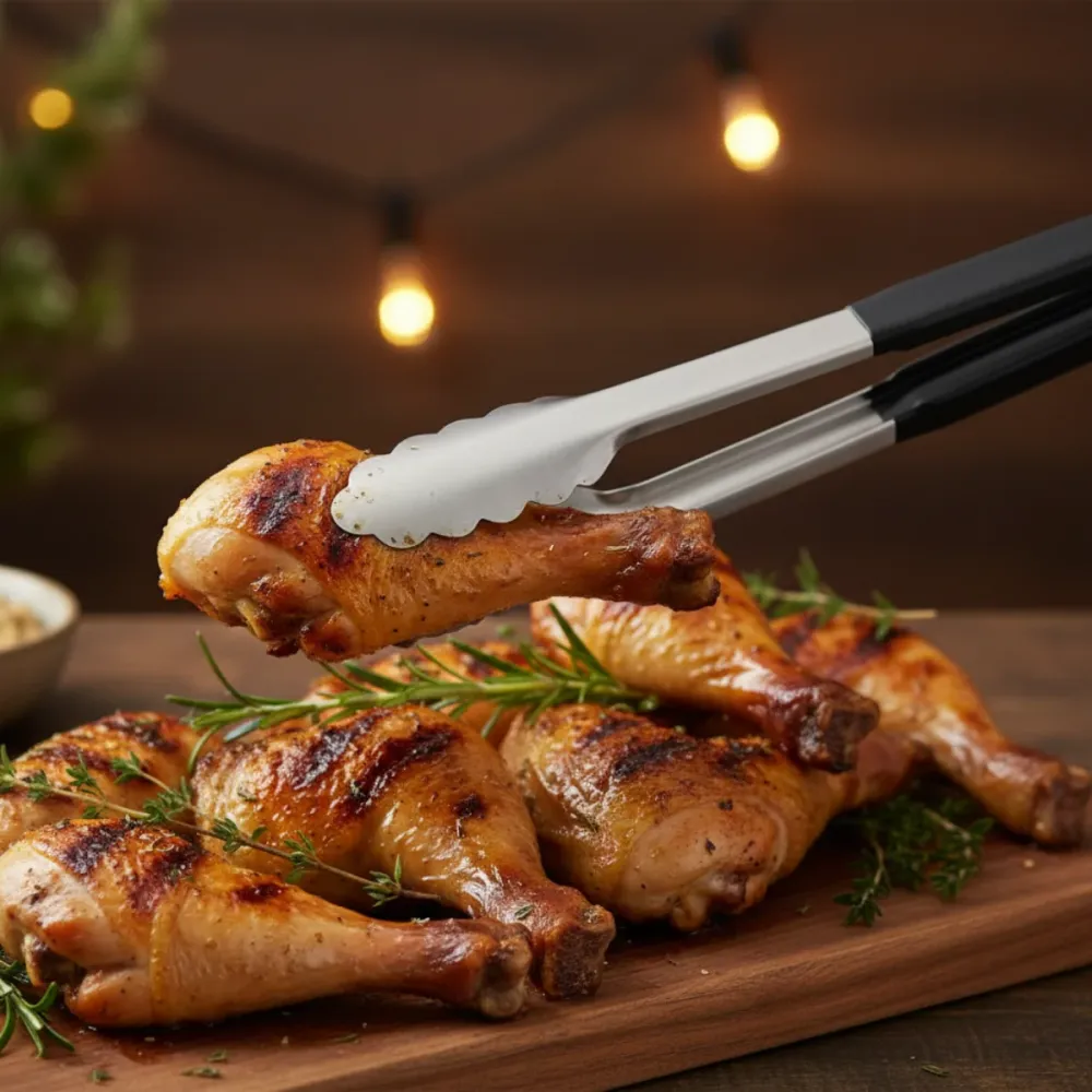 Cookinglife Grill BBQ Tang RVS 24 cm