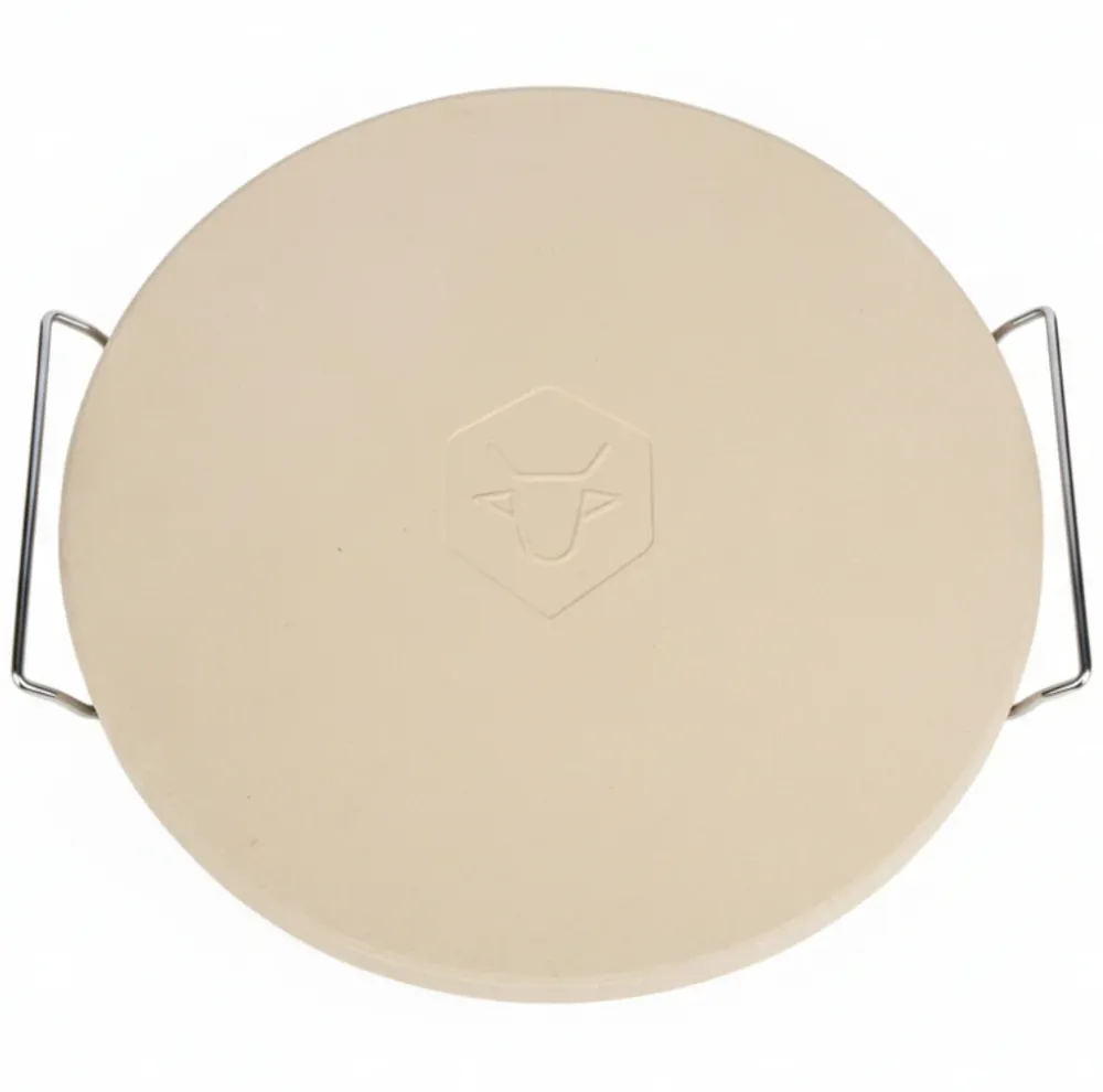 Cookinglife Grill Pizzasteen met houder ø 38 cm