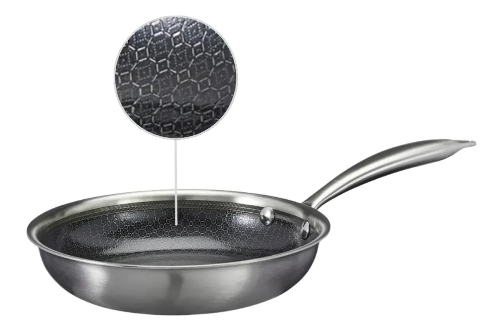 Cookinglife Koekenpan HexaCook - Hybride Pan ø 20 cm - NON STICK - geschikt voor alle warmtebronnen - keramische anti-aanb...