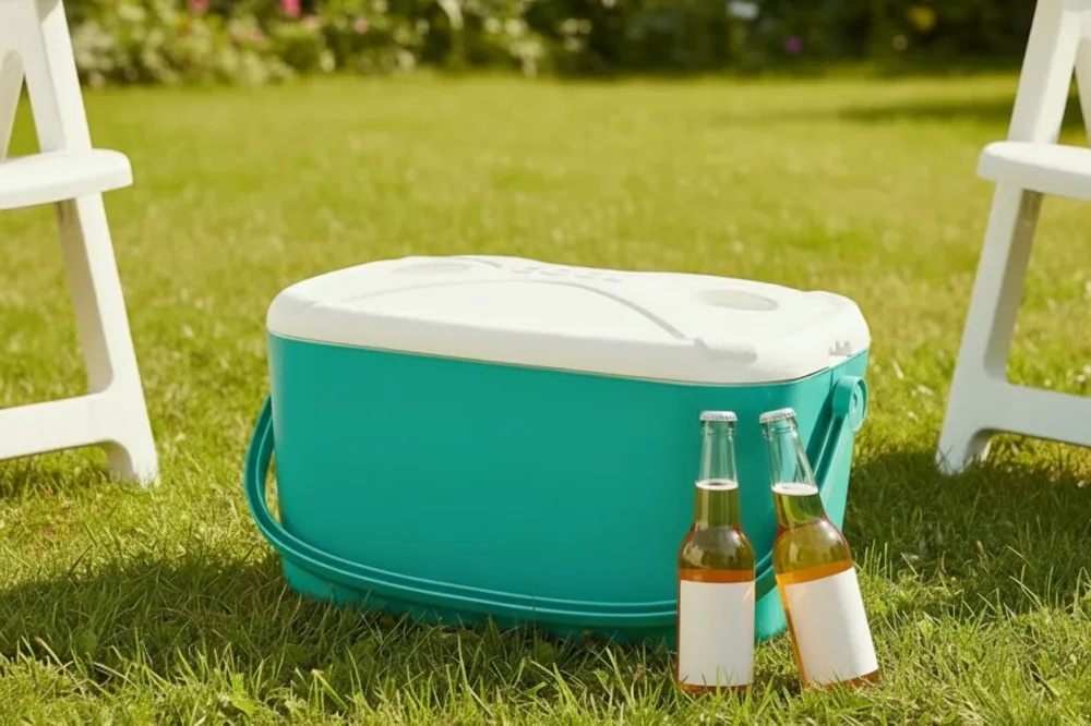 Cookinglife Koelbox Kunststof 20 Liter - Draagbare Koelbox Mint voor Picknicks