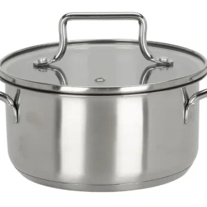 Cookinglife Kookpan Essential Steel RVS Ø 20 cm - 2.7 liter - geschikt voor alle warmtebronnen