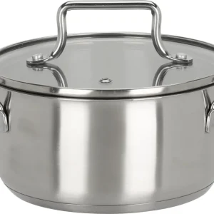 Cookinglife Kookpan Essential Steel RVS Ø 22 cm - 3.8 liter - geschikt voor alle warmtebronnen