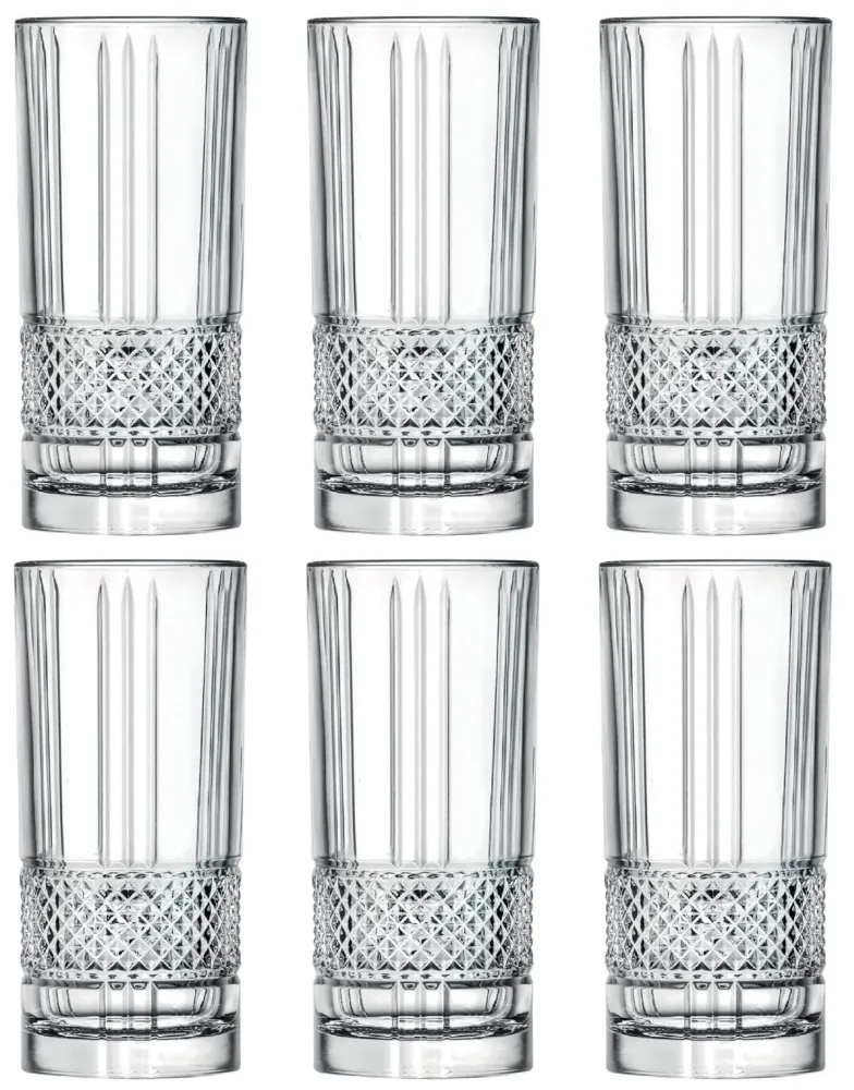 Cookinglife Longdrinkglazen Monea - 290 ml - 6 stuks