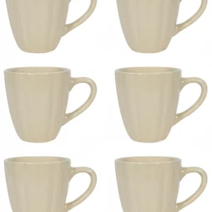Cookinglife Mokken Cardida Beige 350 ml - 6 stuks