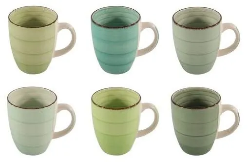 Cookinglife Mokken Delice Groen 350 ml - 6 stuks