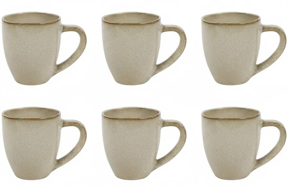 Cookinglife Mokken Sabi Beige 450 ml - 6 Stuks