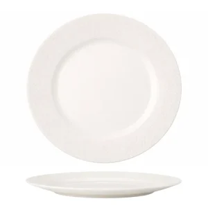 Cookinglife Ontbijtborden / Dessertborden - CampVibe - Outdoor - Kunststof - Onbreekbaar - Wit ø 21 cm - 4 Stuks