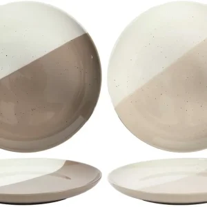 Cookinglife Ontbijtborden / Dessertborden Leem ø 18.5 cm - 6 Stuks
