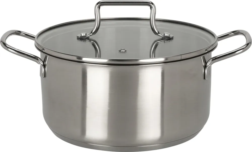 Cookinglife Pannenset Essential Steel 4-Delig - RVS - Kookpannen ø 16, 18, 20 cm & Steelpan ø 16 cm - geschikt voor alle w...