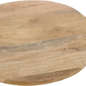 Cookinglife Serveerplank Ovaal Teakhout 50 x 60 cm - Pizzaplank voor Tapas en Brood