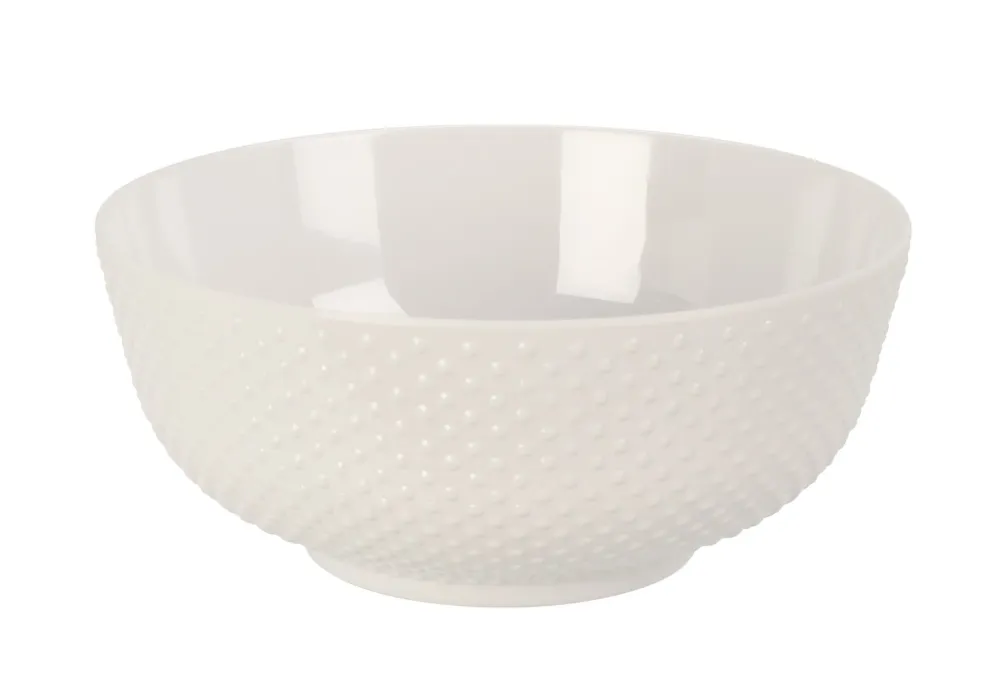 Cookinglife Soepkommen / Kommen - CampVibe - Outdoor - Kunststof - Onbreekbaar - Wit ø 16.8 cm - 4 Stuks
