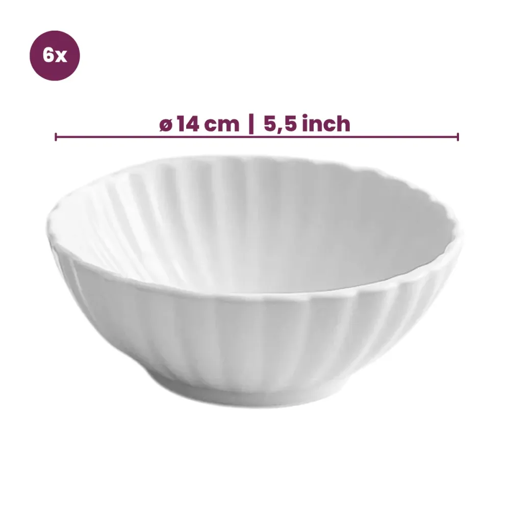 Cookinglife Soepkommen / Kommen Cardida Off White ø 14 cm - 6 stuks