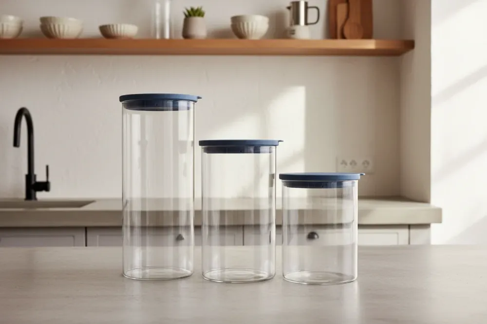 Cookinglife Voorraadpot - Glas - ø 13 cm / 1.9 Liter