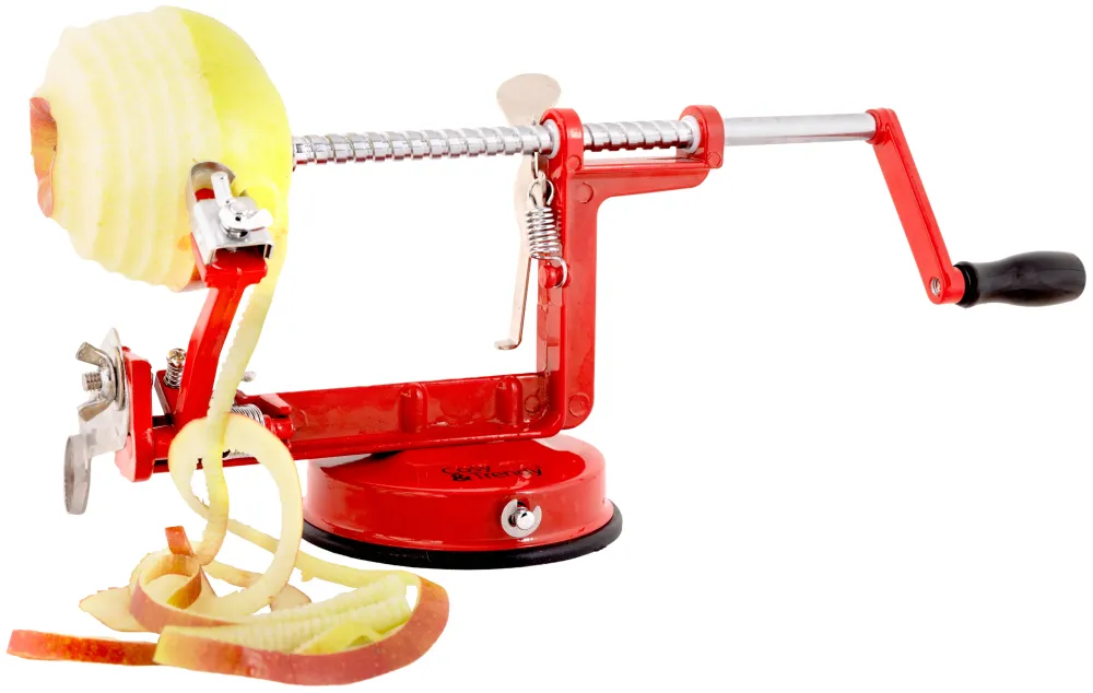 Cosy & Trendy Appelschilmachine met Zuignap - Rood