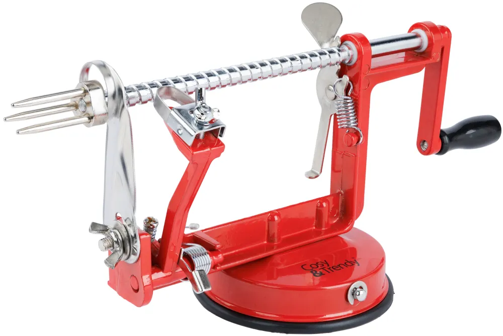 Cosy & Trendy Appelschilmachine met Zuignap - Rood