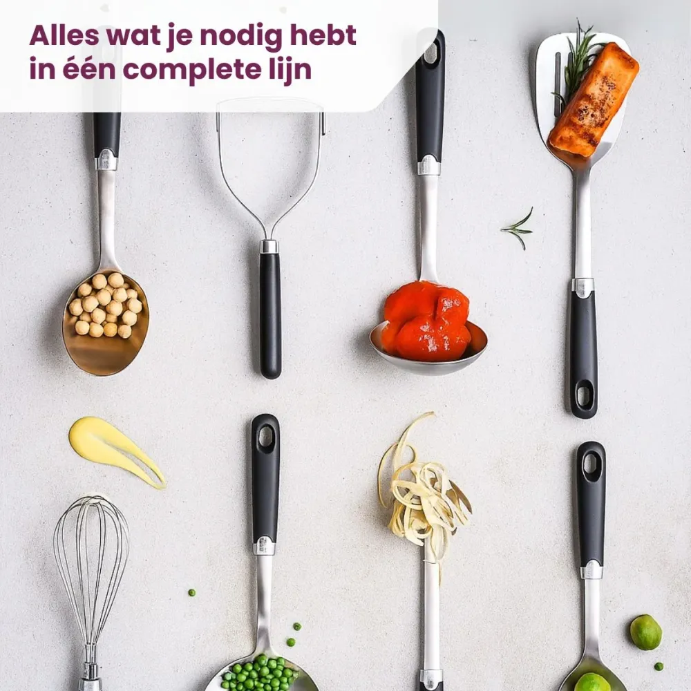 Cosy & Trendy Bakspaan - Delish - RVS Zwart