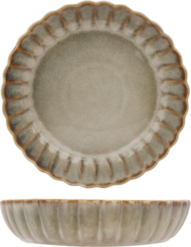 Cosy & Trendy Diepe Borden / Pastaborden - Astera Pearl Beige - ø 22 cm - 4 Stuks