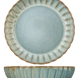 Cosy & Trendy Diepe Borden / Pastaborden - Astera Ocean Blauw - ø 22 cm - 4 Stuks