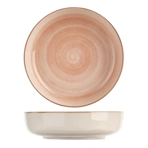Cosy & Trendy Diepe Borden / Pastaborden Baltic Peach ø 18 cm - 6 stuks