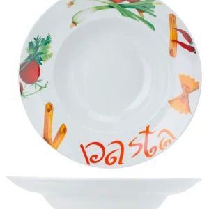 Cosy & Trendy Diepe Borden / Pastaborden - Pasta ø 27 cm - 4 Stuks
