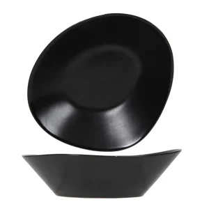 Cosy & Trendy Diepe Borden / Pastaborden Vongola Black - 20 x 17 cm - 4 Stuks