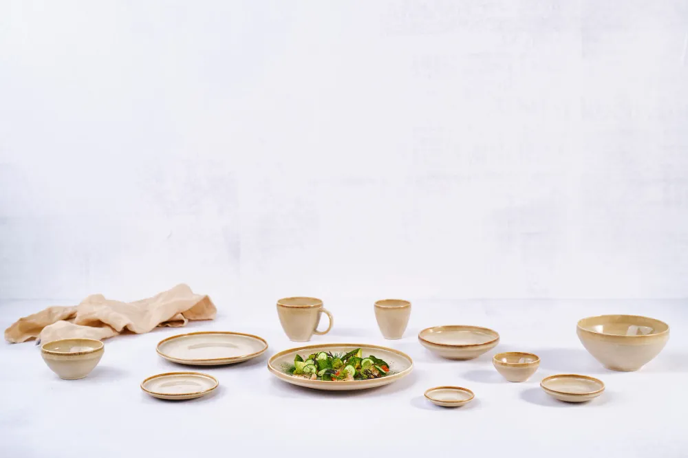 Cosy & Trendy Dinerbord Conico Sand ø 27 cm