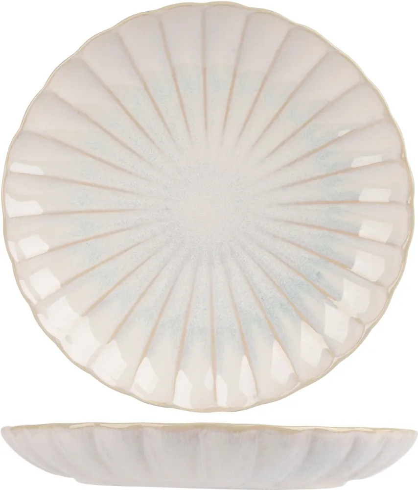 Cosy & Trendy Dinerborden Astera Pure Wit - ø 27.5 cm - 4 Stuks