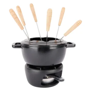 Cosy & Trendy Fondueset Fontestic Gietijzer Black - Ø 18 cm