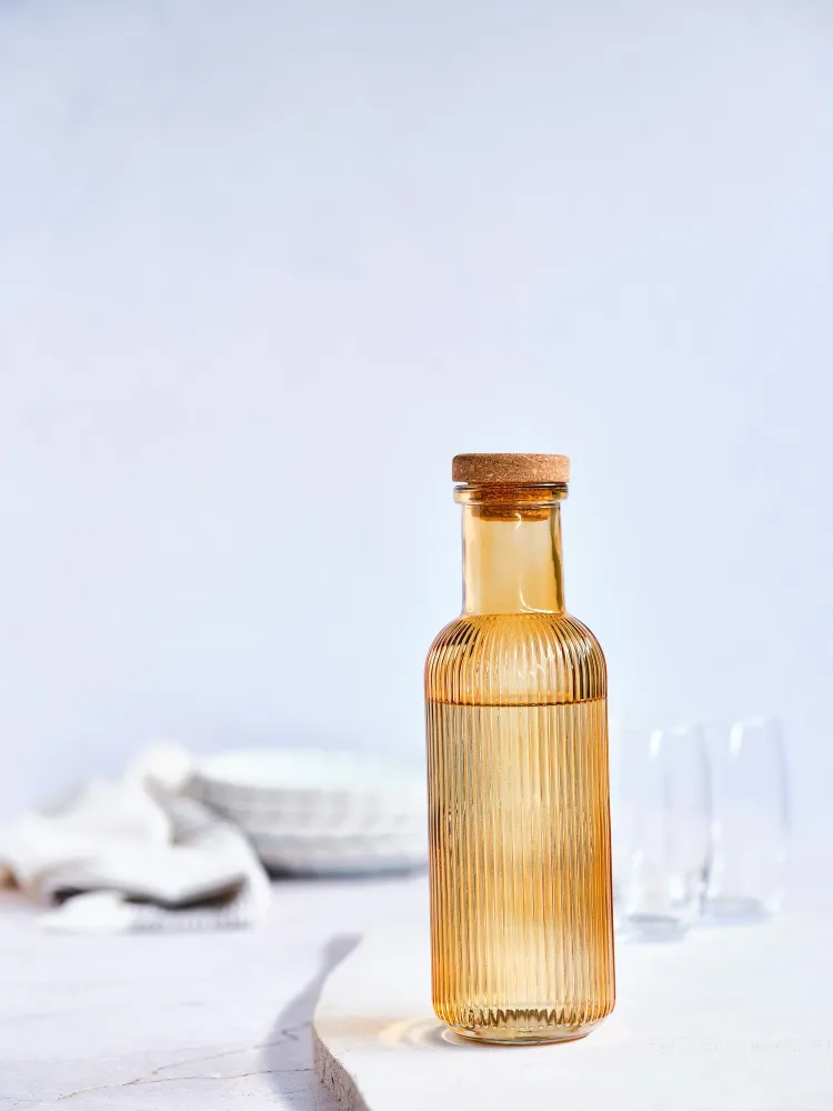 Cosy & Trendy Karaf met Kurk - Waterkaraf - Raya - Oker - 1 Liter