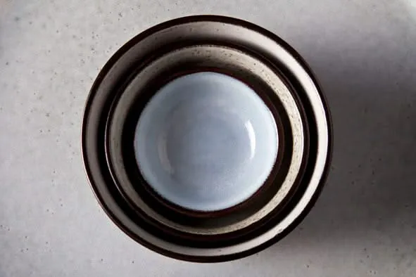 Cosy & Trendy Kleine Kommen Ciel Blauw ø 11 cm / 300 ml - 4 Stuks