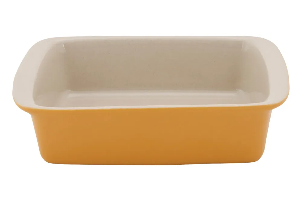 Cosy & Trendy Kleine Ovenschaal / Serveerschaal Aardewerk Fontestic Amber Gold - 16 x 10 x 3.5 cm / 350 ml