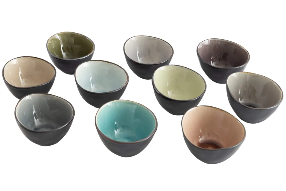 Cosy & Trendy Kleine Schaaltjes / Dipschaaltjes Streetfood 9 x 7 cm / 100 ml - 10 Stuks