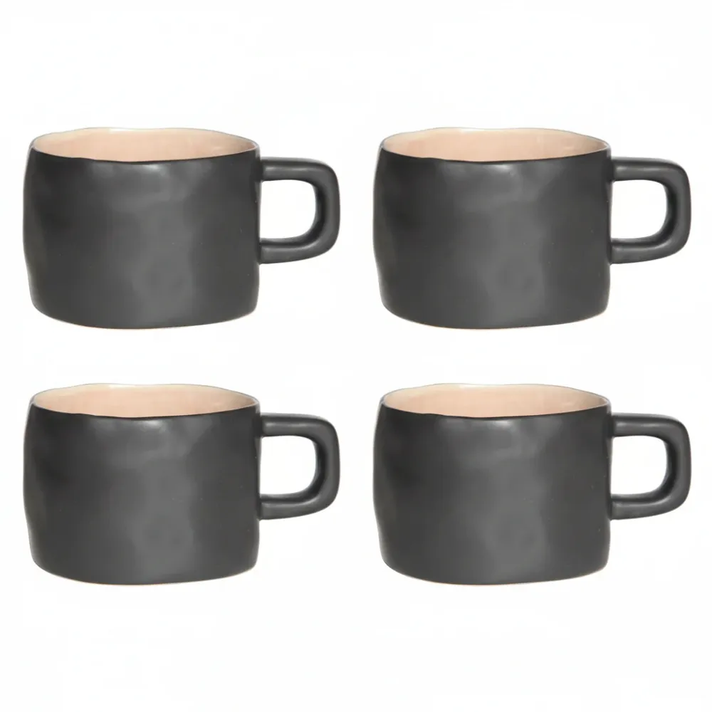 Cosy & Trendy Koffiekopjes Laguna Old Rose 230 ml - 4 Stuks