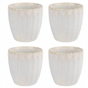 Cosy & Trendy Koffiekopjes / Senseokopjes - Astera Pure Wit - 240 ml - 4 Stuks