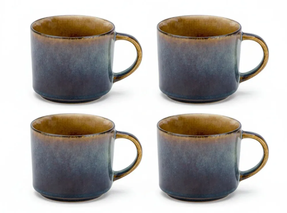 Cosy & Trendy Koffiekopjes / Senseokopjes - Quintana Amber - 220 ml - 4 Stuks