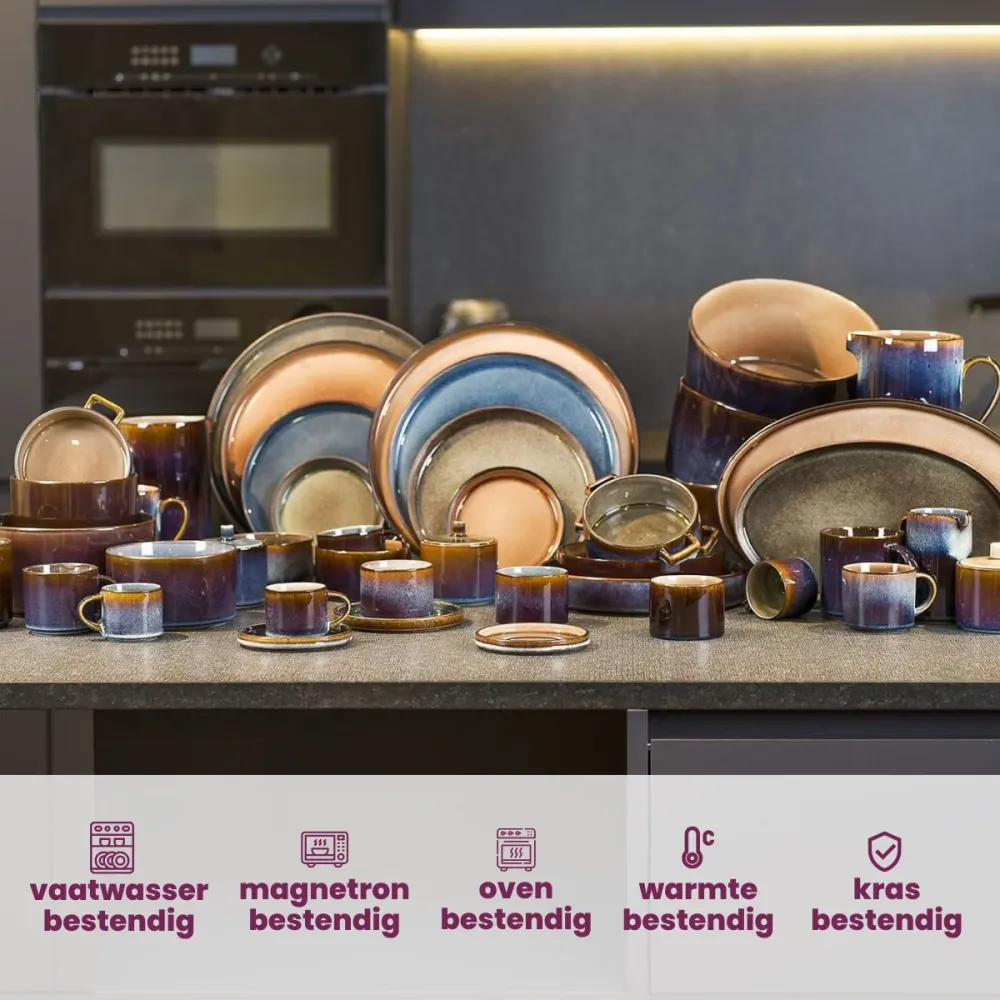 Cosy & Trendy Koffiekopjes / Senseokopjes - Quintana Amber - 220 ml - 4 Stuks