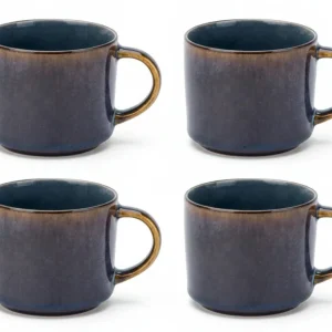 Cosy & Trendy Koffiekopjes / Senseokopjes - Quintana Blue - 220 ml - 4 Stuks