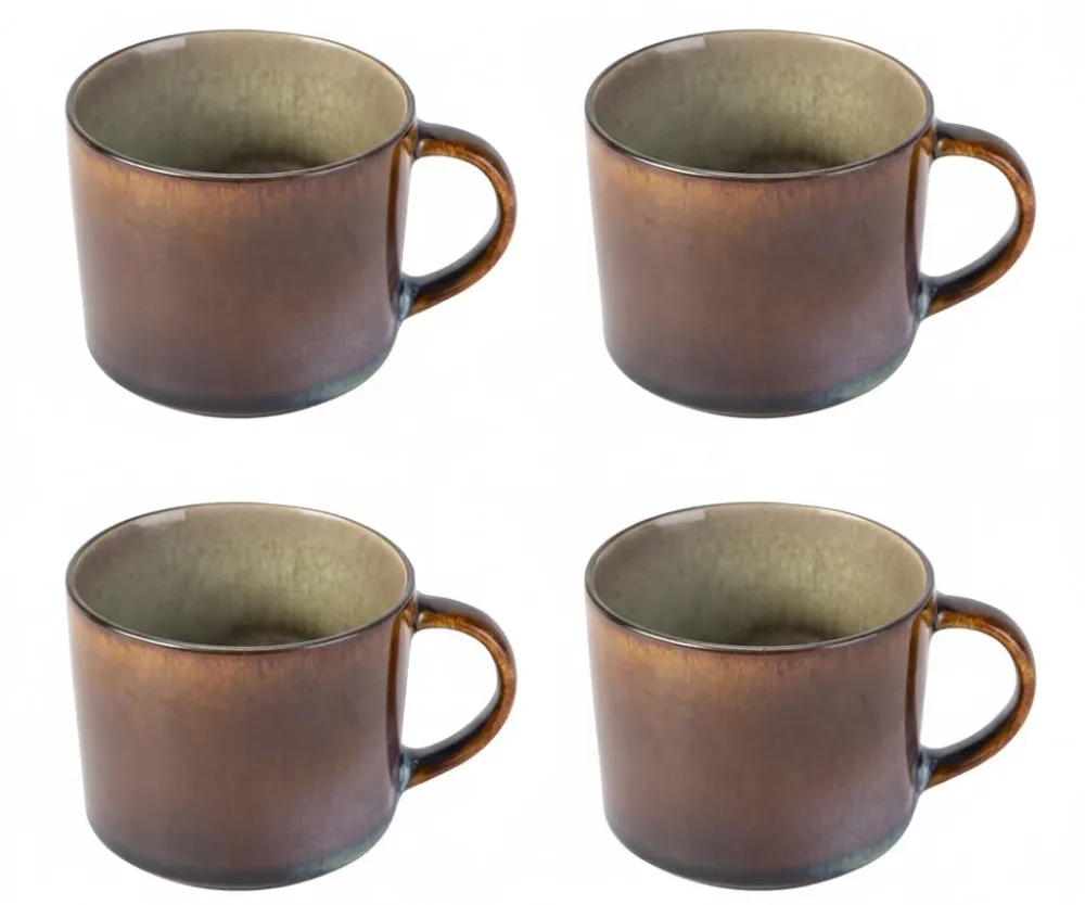 Cosy & Trendy Koffiekopjes / Senseokopjes - Quintana Green - 220 ml - 4 Stuks