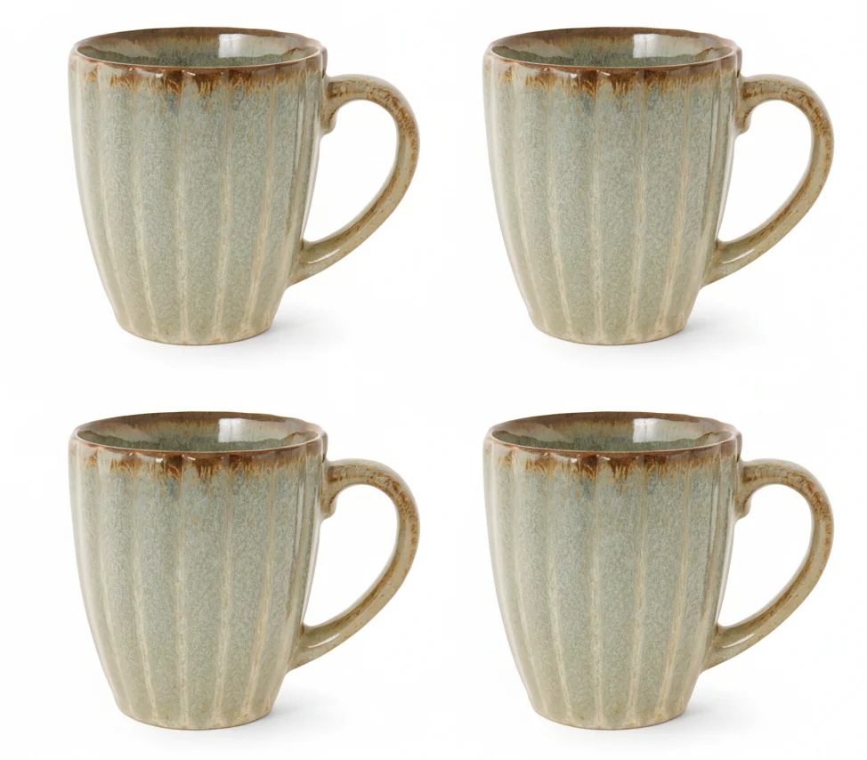 Cosy & Trendy Mokken Astera Ocean Blauw - 350 ml - 4 Stuks