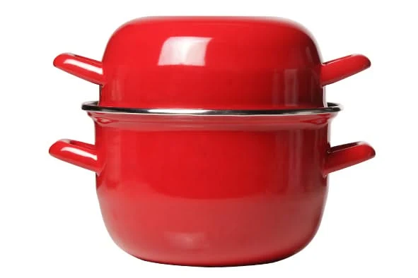Cosy & Trendy Mosselpan - Emaille - Rood - ø 18 cm / 2.8 liter - geëmailleerde anti-aanbaklaag