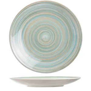 Cosy & Trendy Ontbijtborden Turbolino Blauw ø 22 cm - 6 stuks