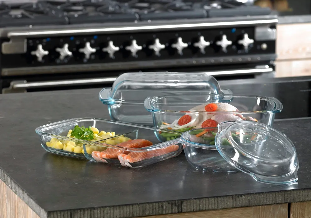 Cosy & Trendy Ovenschaal Glas Grill & Drop 500 Celsius - 29 x 21 x 11 cm / 4.1 liter