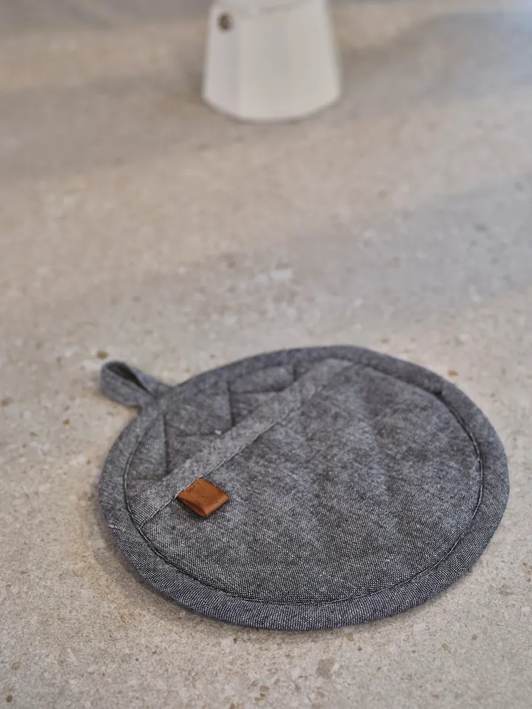 Cosy & Trendy Pannenlap Stoff Black Chambray