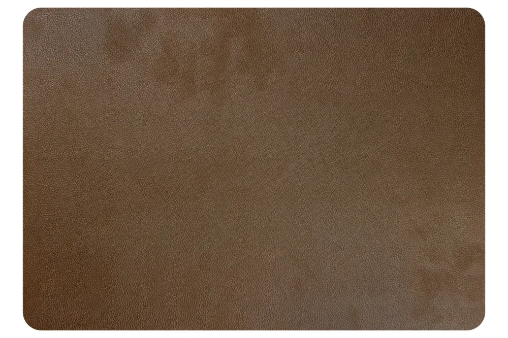 Cosy & Trendy Placemats Leather Look Lead Gray 43 x 30 cm - 6 Stuks