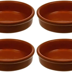 Cosy & Trendy Ramekins / Soufflébakje / Creme Brulee Schaaltjes - Terracotta ø 8 cm - 4 Stuks