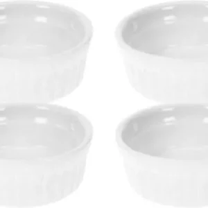 Cosy & Trendy Ramekins / Soufflébakje / Creme Brulee Schaaltjes - ø 7 cm - 4 Stuks