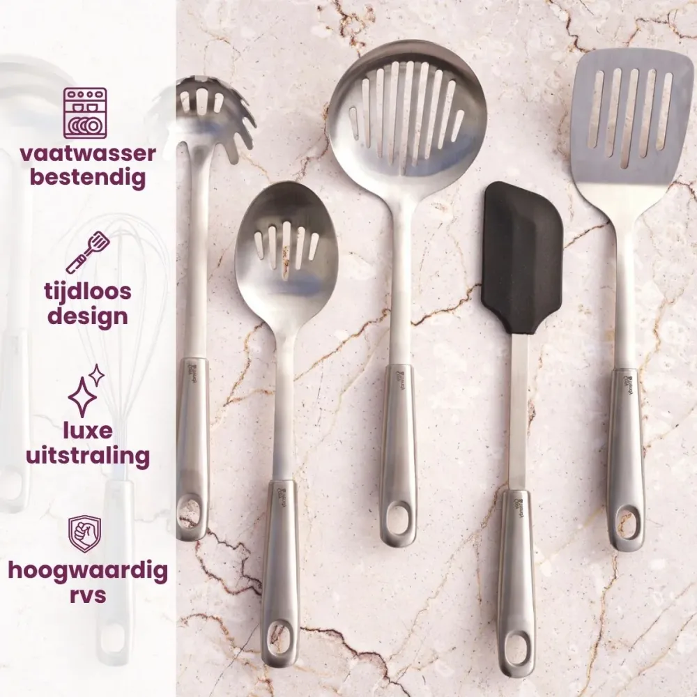 Cosy & Trendy Schuimspaan - Delish Plus - RVS